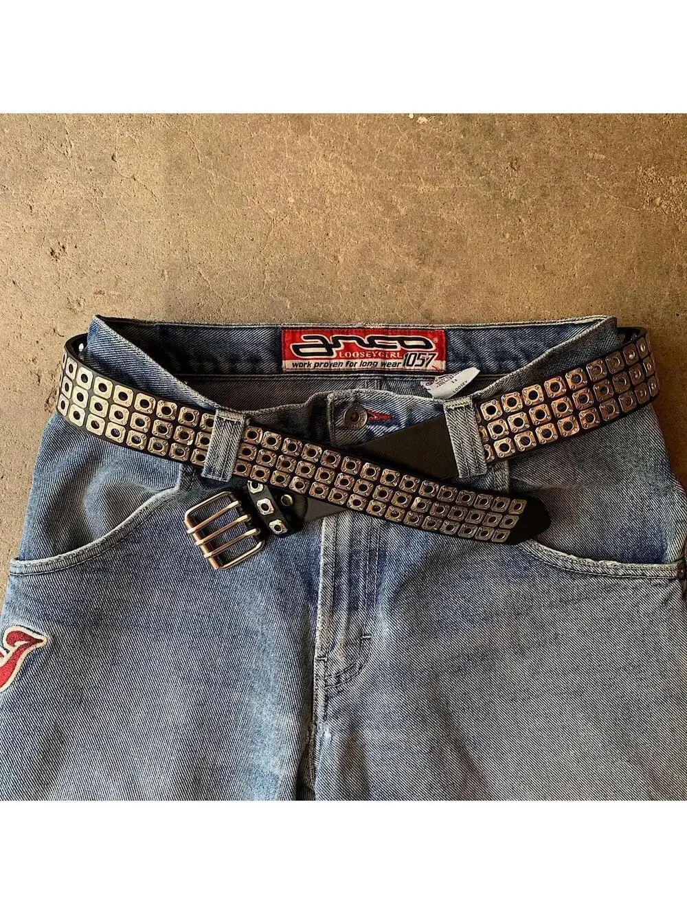 Y2K Cyber Black Belt 42 Inch Unisex